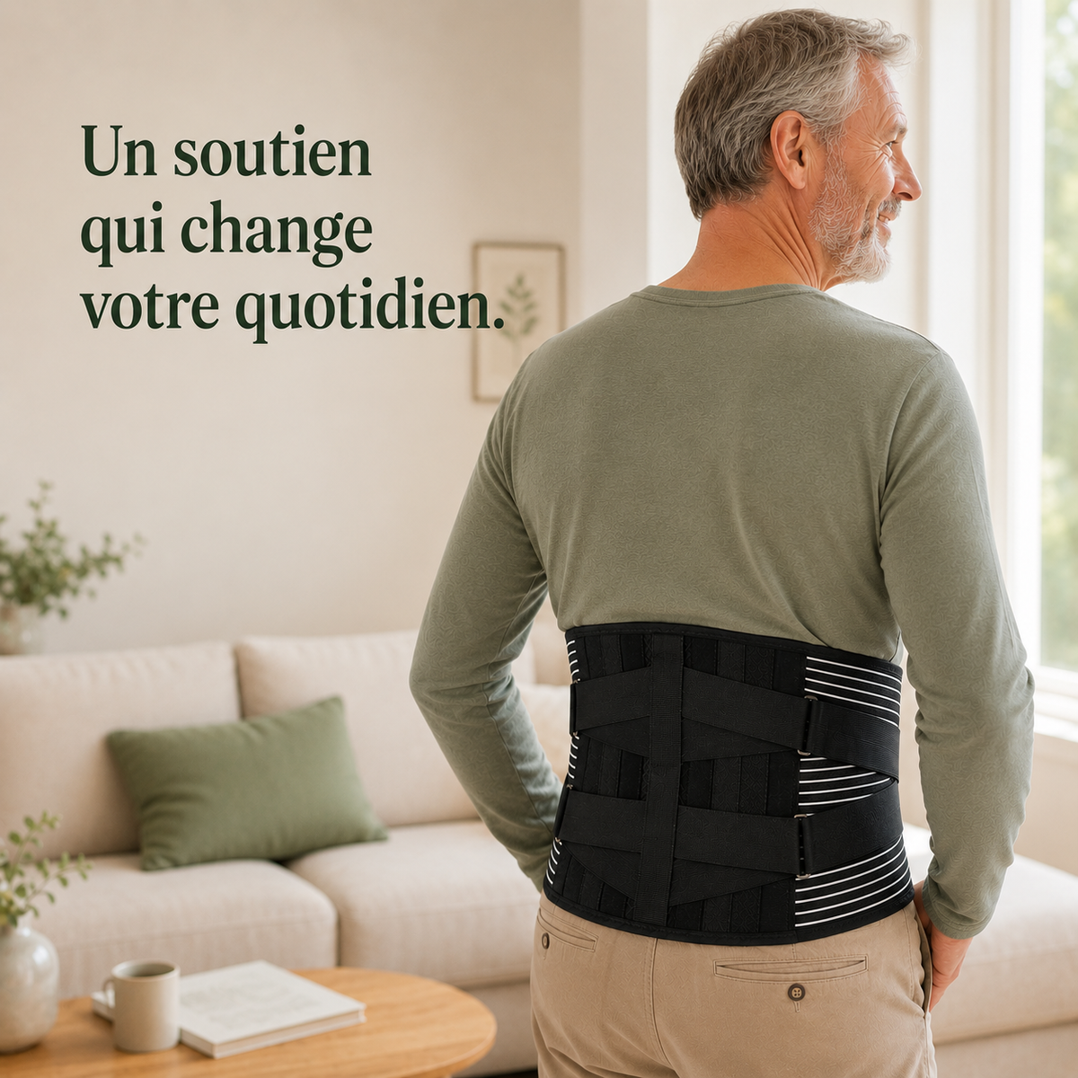 Ceinture Lombaire de Soutien Ajustable