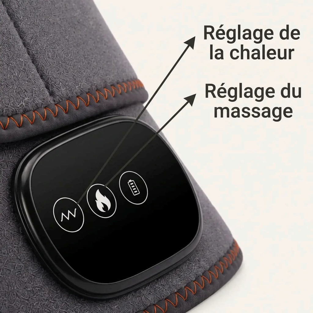 Ceinture Lombaire Chauffante & Massante Rechargeable