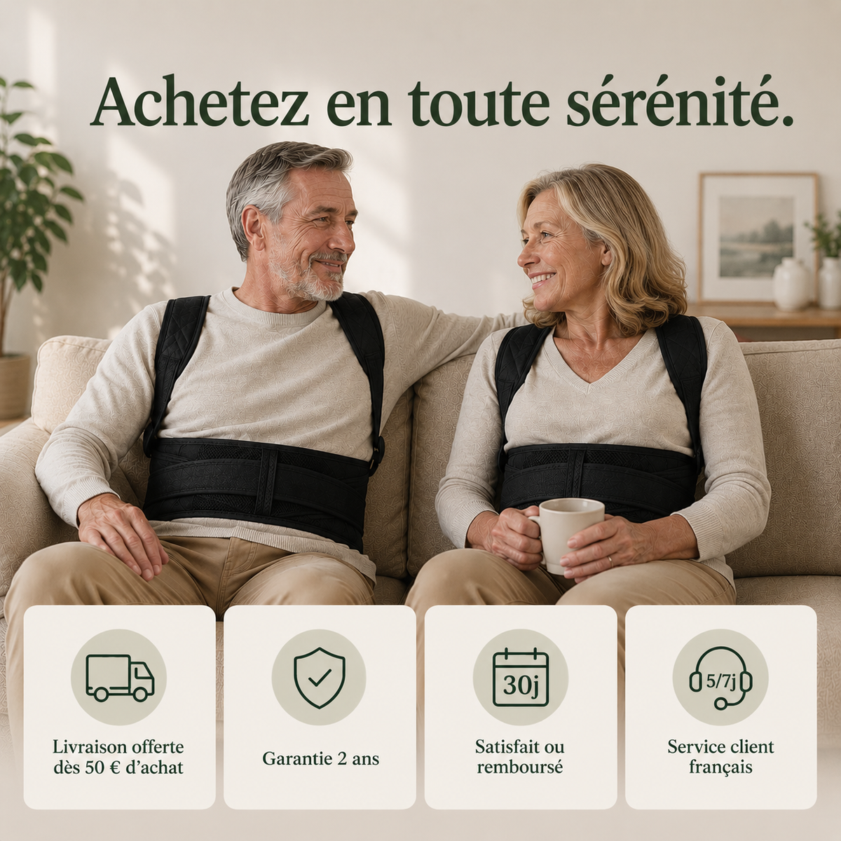 Correcteur de Posture Confort