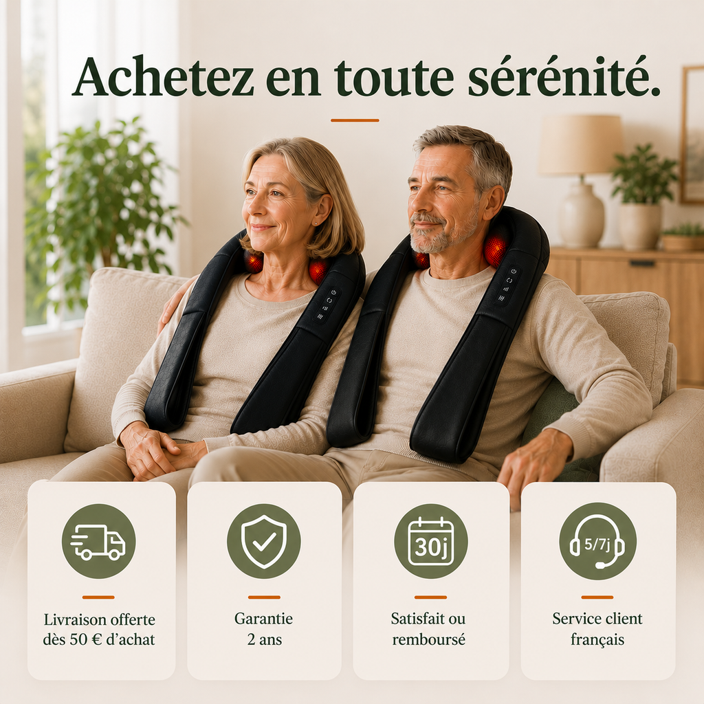 Masseur Chauffant Relax Dos & Nuque
