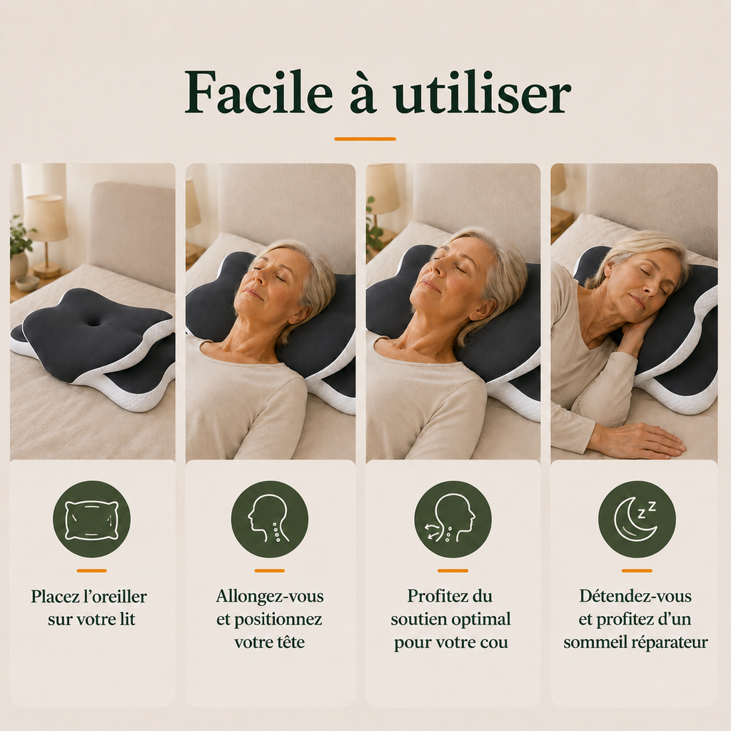 Oreiller Cervical Mémoire de Forme