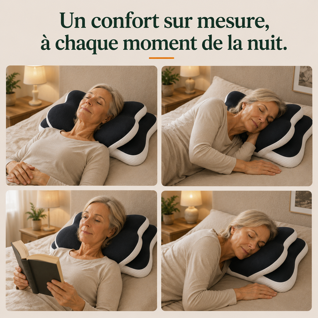Oreiller Cervical Mémoire de Forme