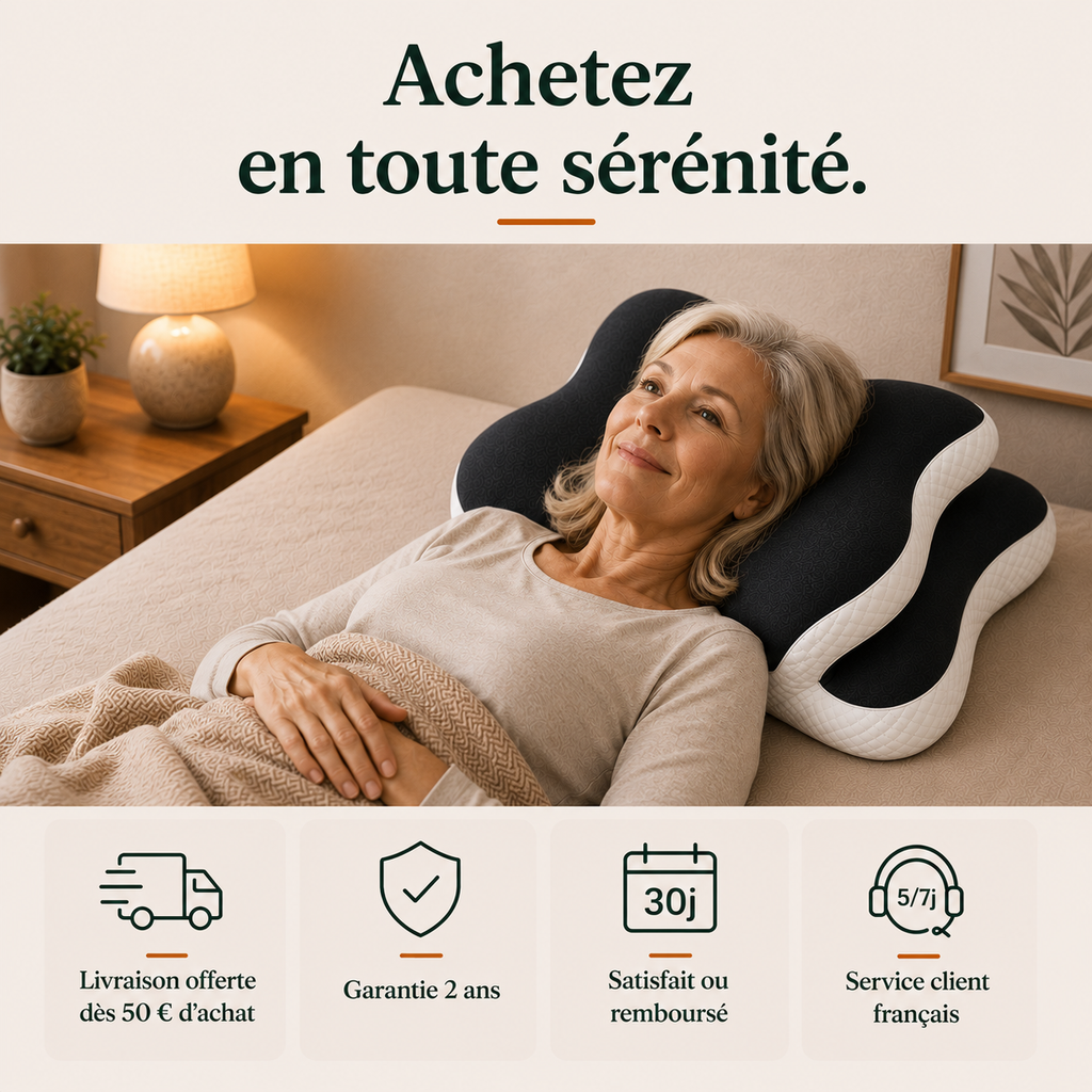 Oreiller Cervical Mémoire de Forme