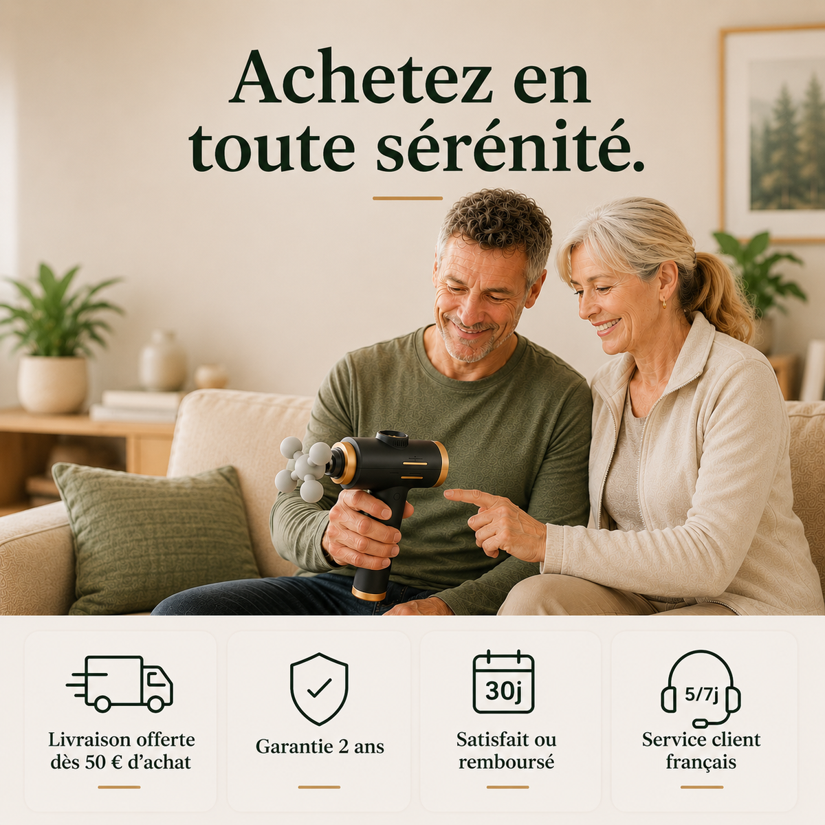 Pistolet de Massage Récupération Active
